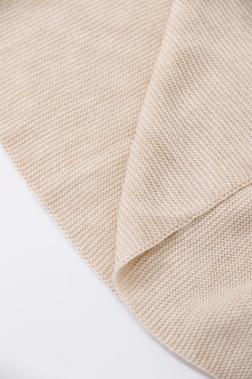 AIXILI Asymmetrical Off-Shoulder Knit Sweater with Waist Tie (wool)