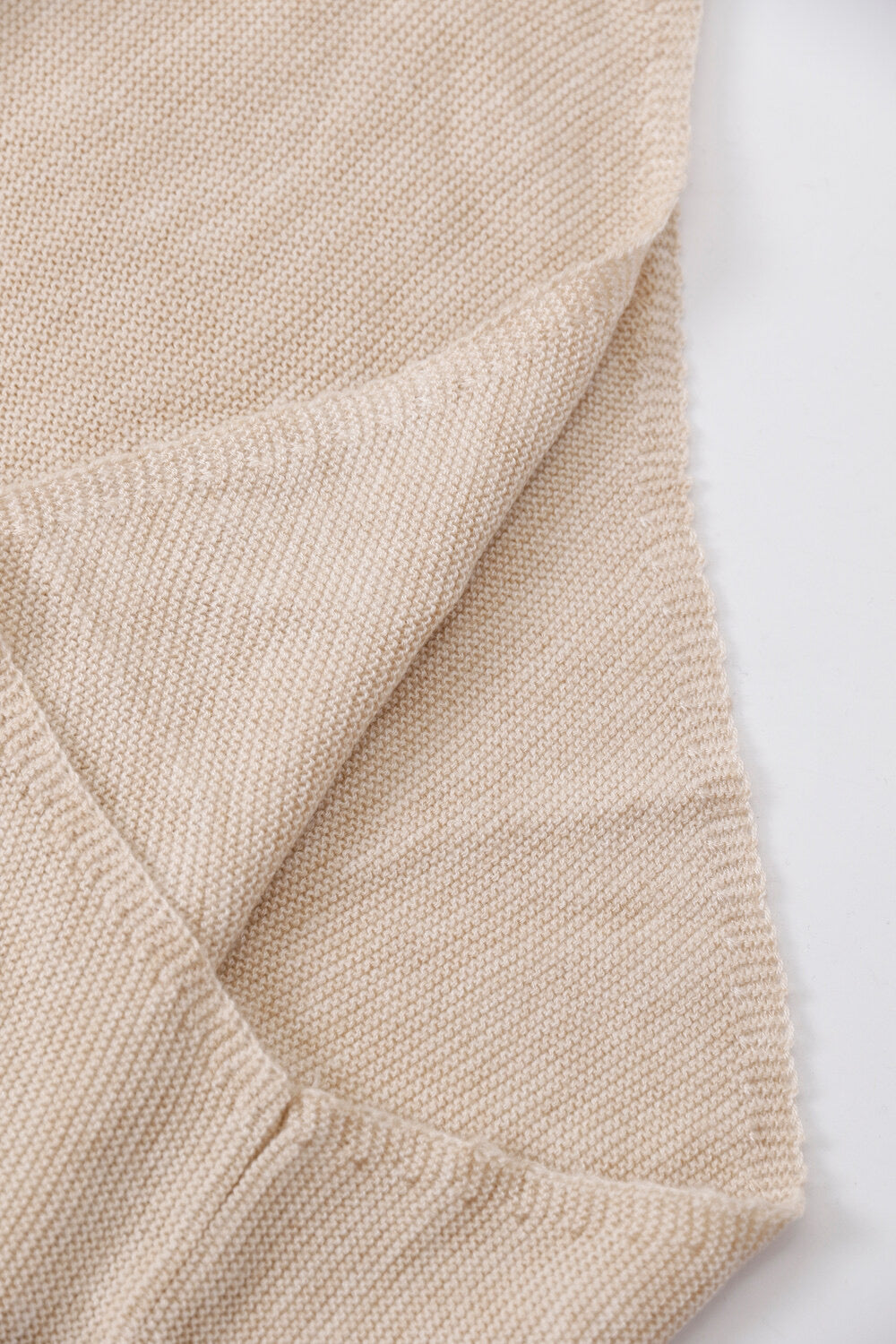 AIXILI Asymmetrical Off-Shoulder Knit Sweater with Waist Tie (wool)