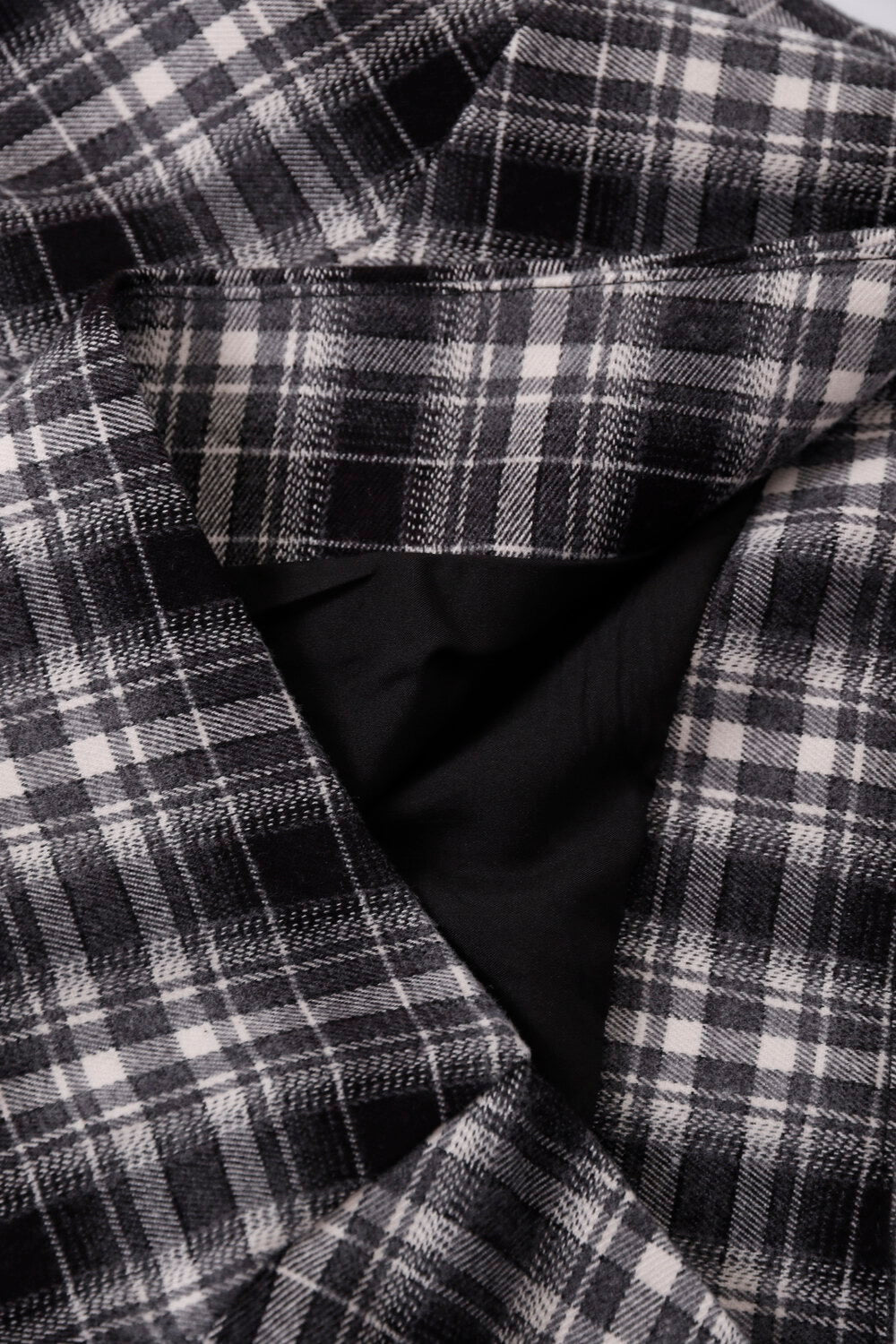 AIXILI Vintage Plaid Asymmetrical Patchwork A-Line Skirt