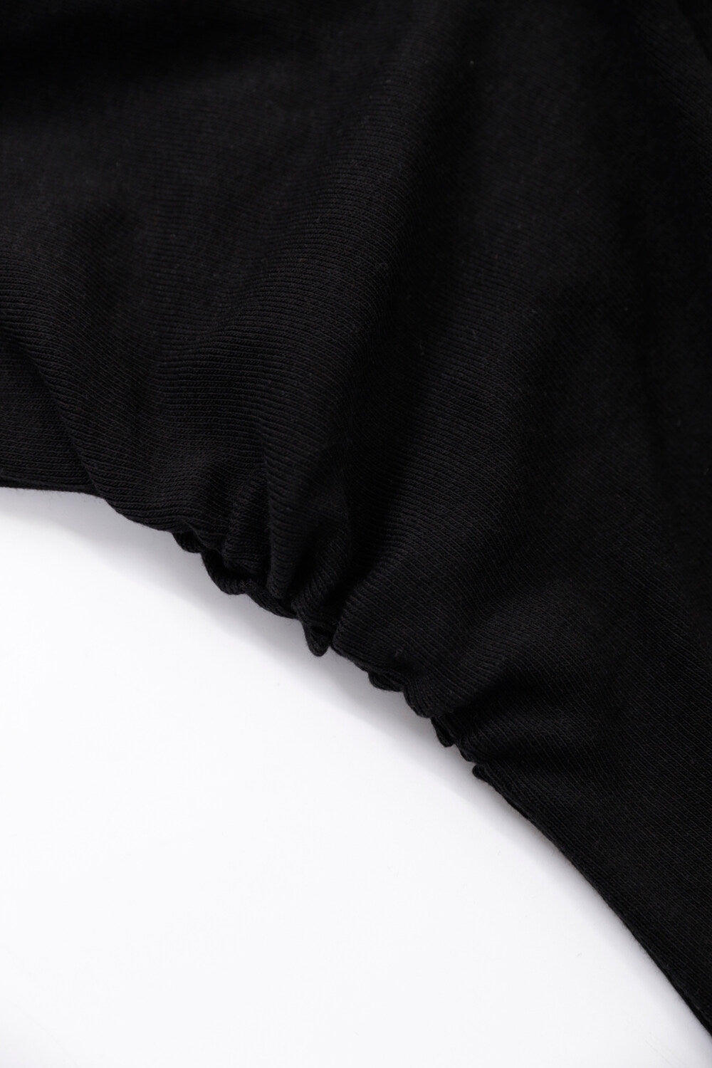 AIXILI Asymmetrical Hem Slim-Fit Knit Top