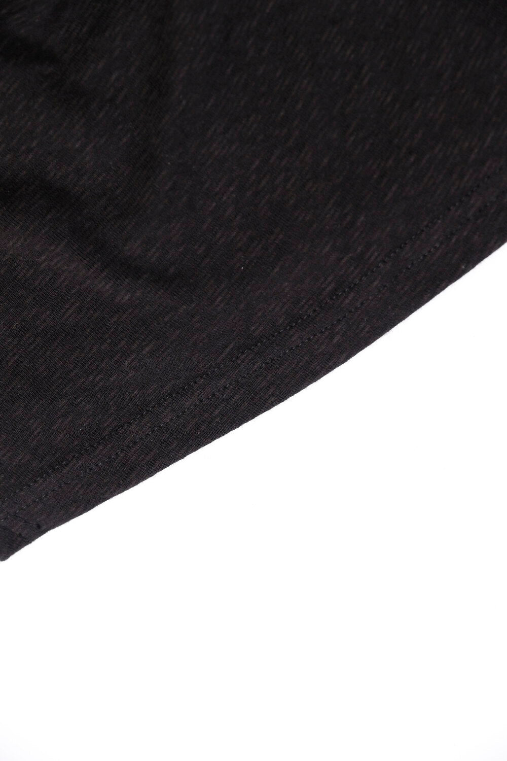 AIXILI Asymmetrical Lace Panel Waist-Tie Knit Top