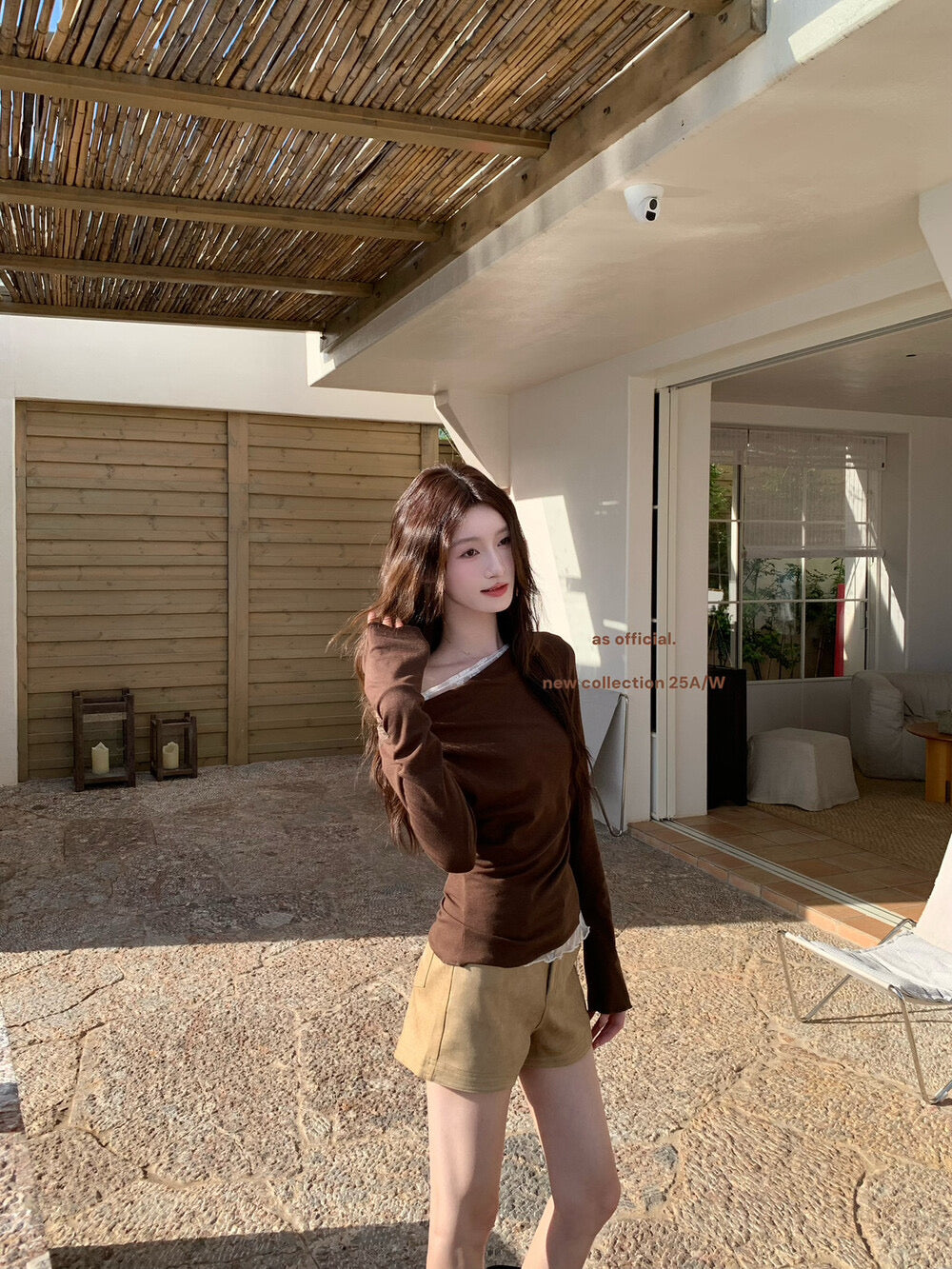 AS OFFICIAL Vintage Suede Belted Shorts