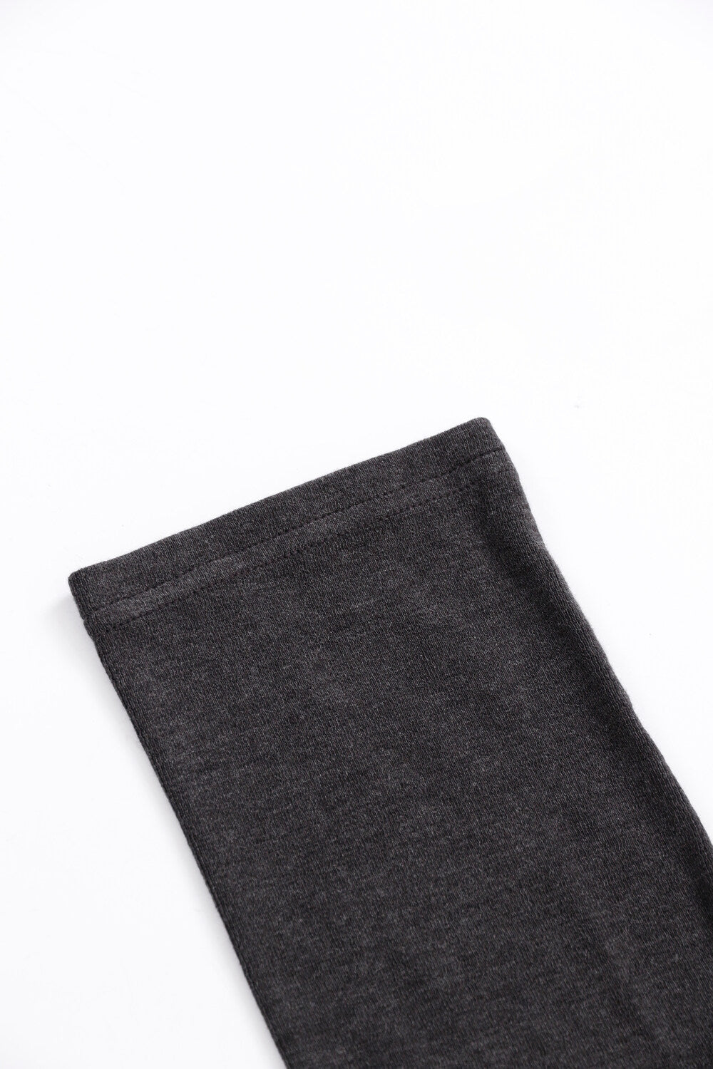 AIXILI Twist-Knot Asym Hem Slim Fit Knit Top