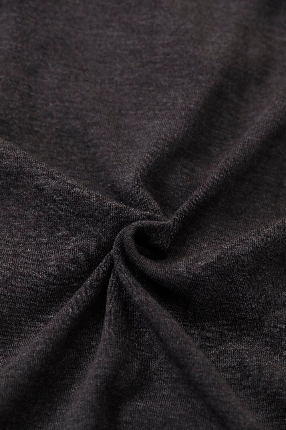 AIXILI Twist-Knot Asym Hem Slim Fit Knit Top