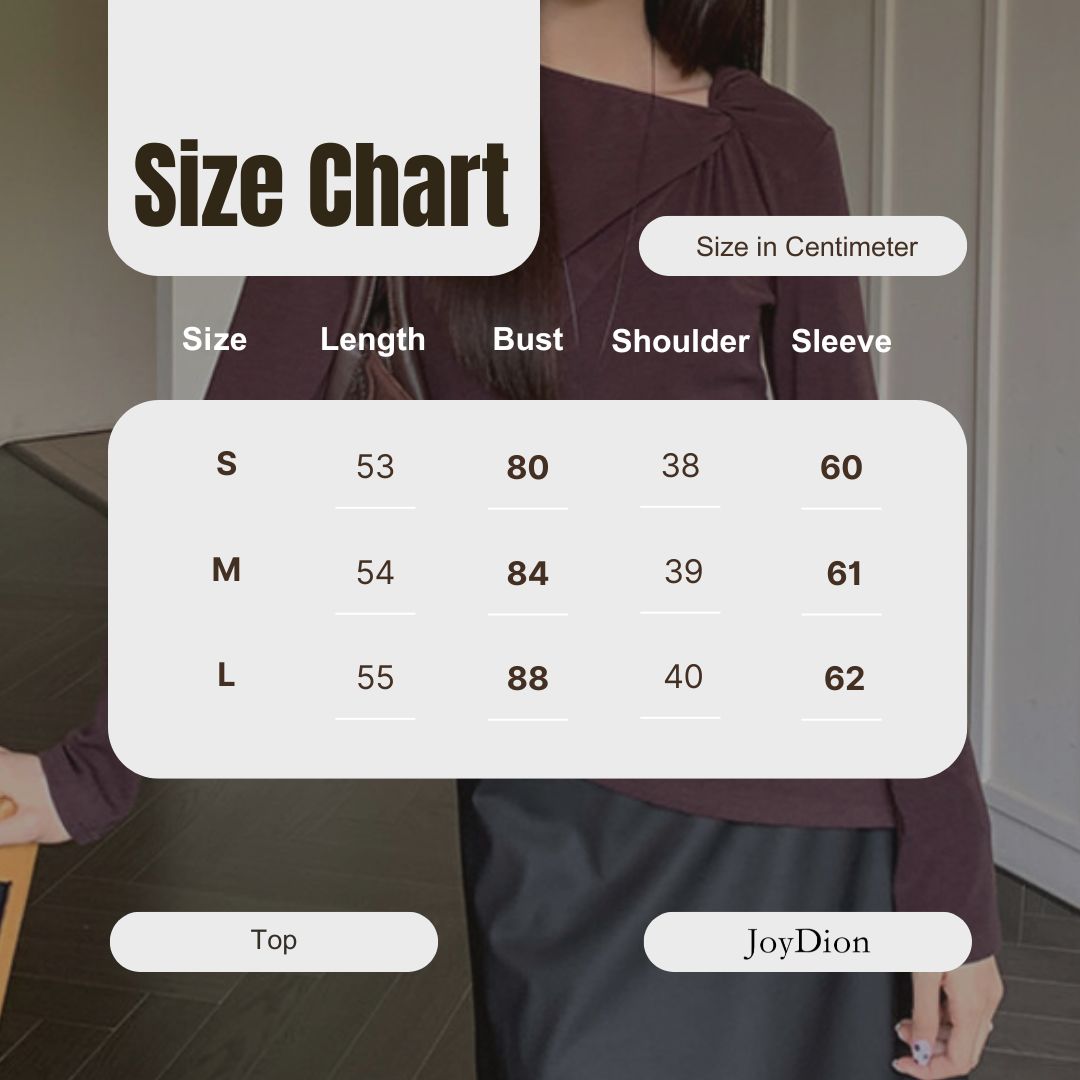 AIXILI Twist-Knot Asym Hem Slim Fit Knit Top