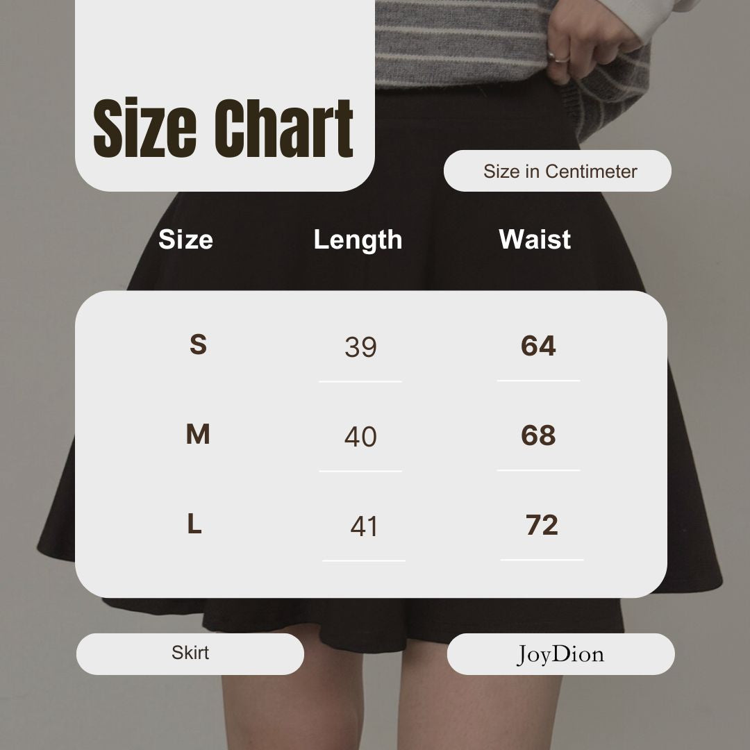 APXIVI High-Waist Slimming A-Line Knit Mini Skirt
