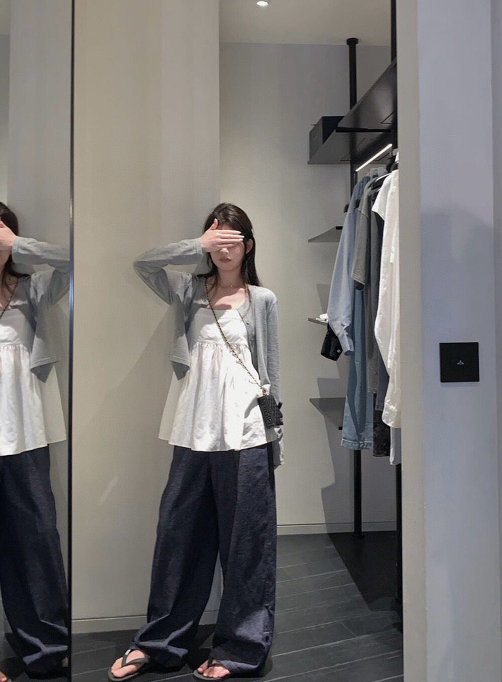 WGWE Sweet Girl Knit Cardigan + Cami Top Two-Piece Set