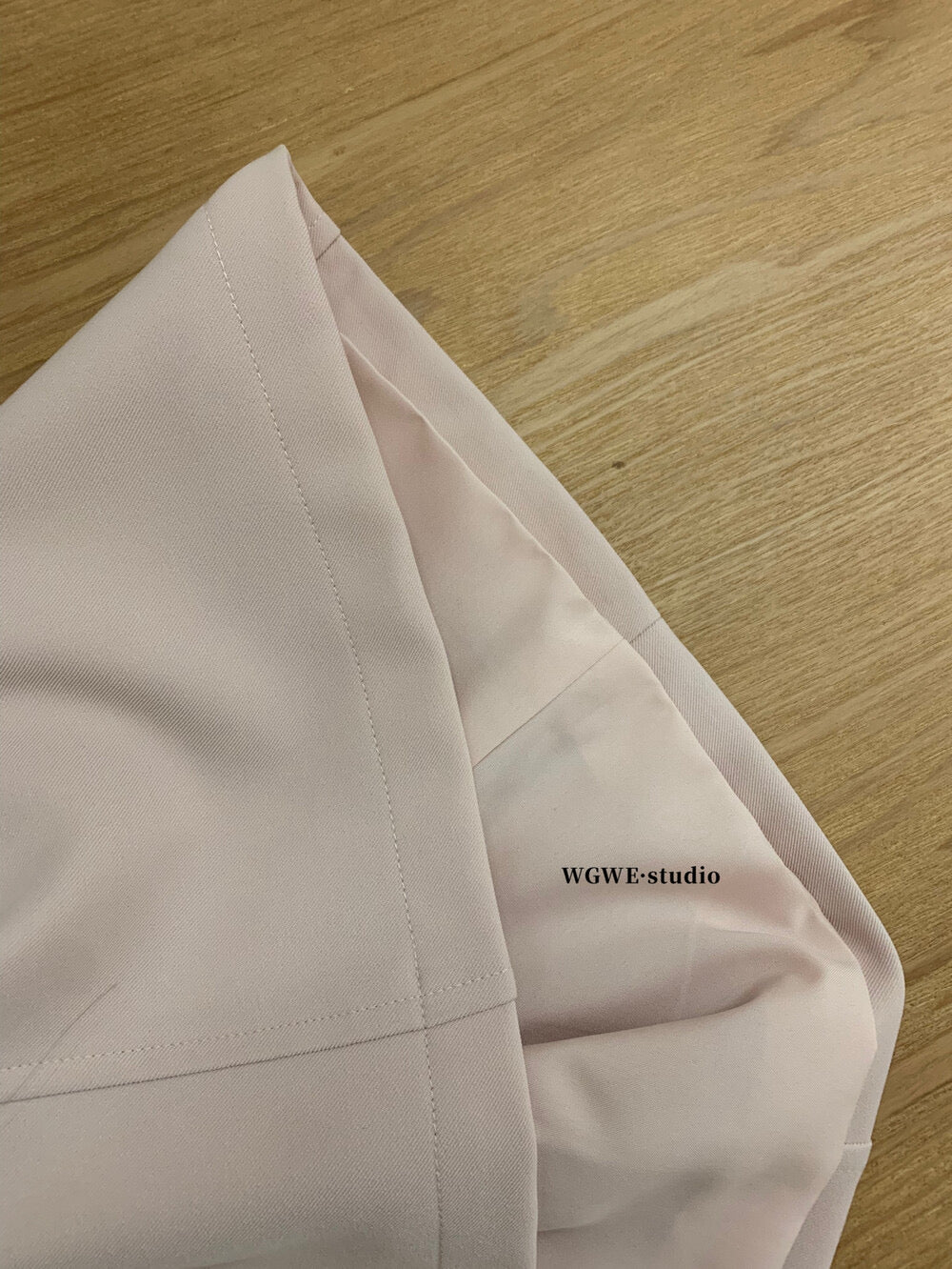 WGWE High-Waist Commuter Preppy Suit A-Line Skirt