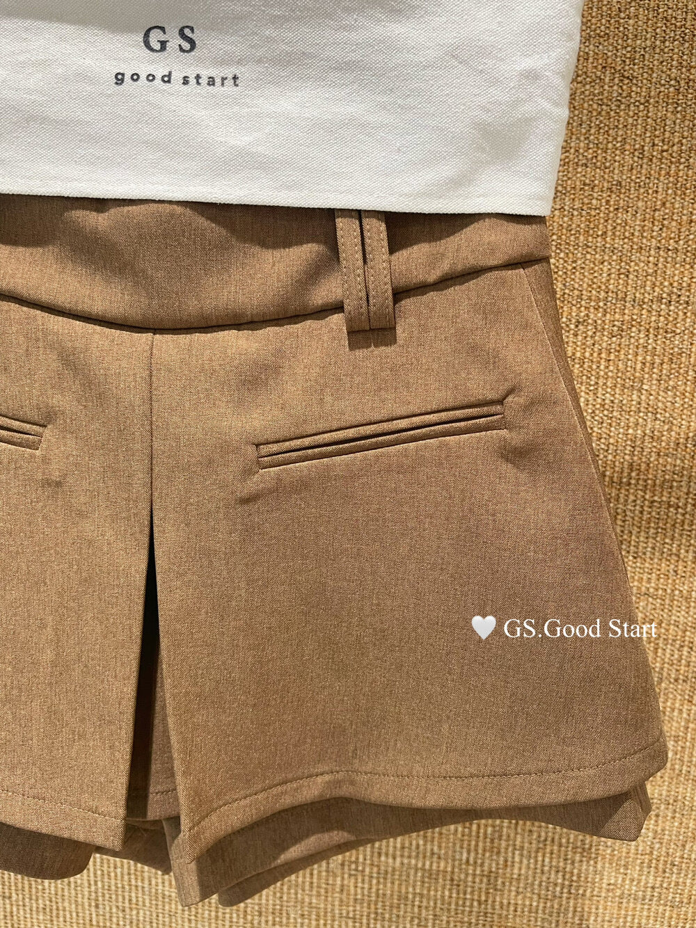 GS.GOOD START A-Line Suit Skort Shorts
