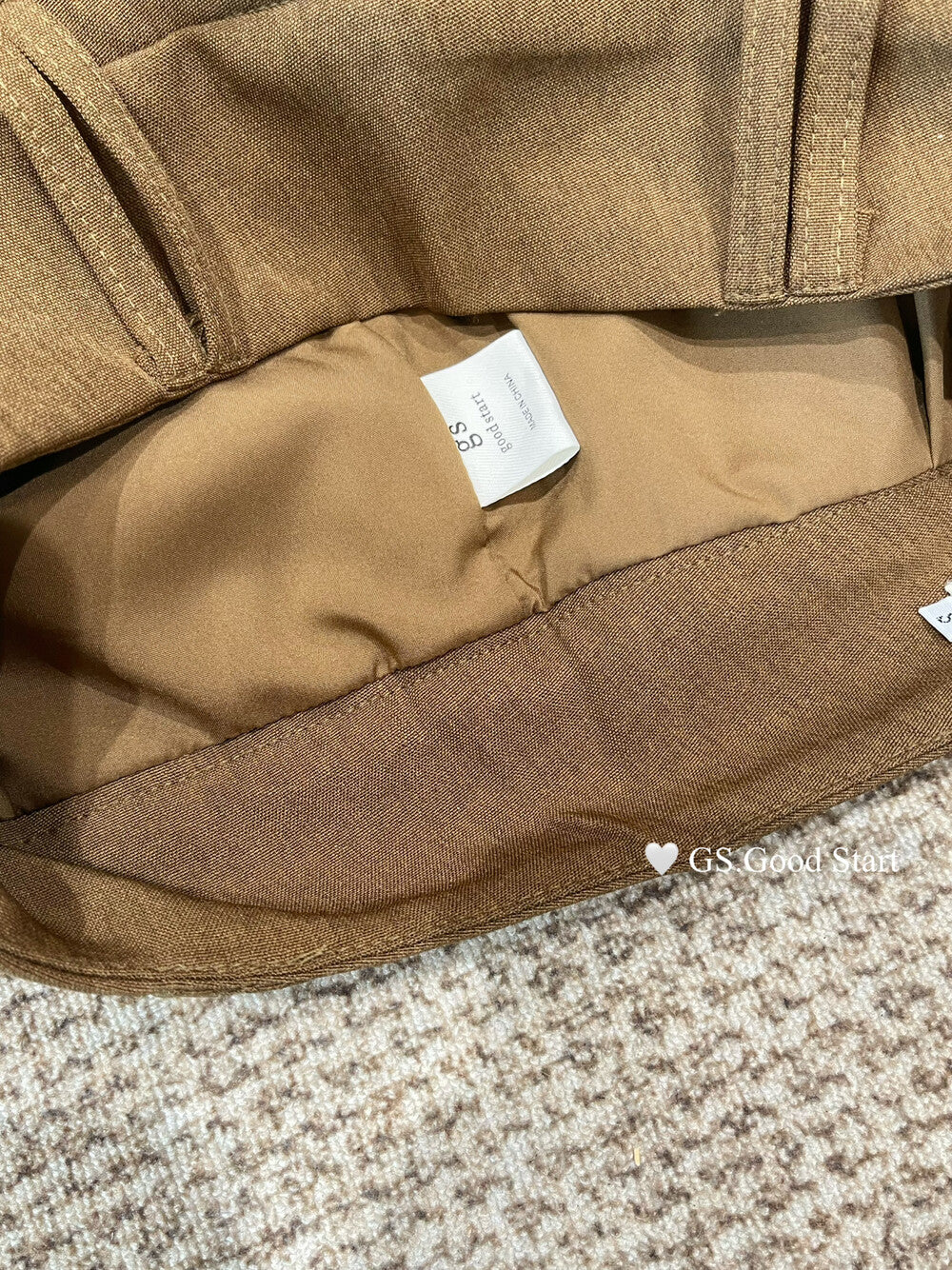 GS.GOOD START A-Line Suit Skort Shorts
