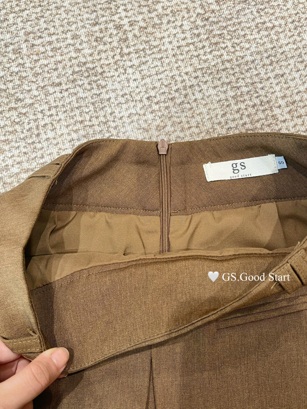 GS.GOOD START A-Line Suit Skort Shorts