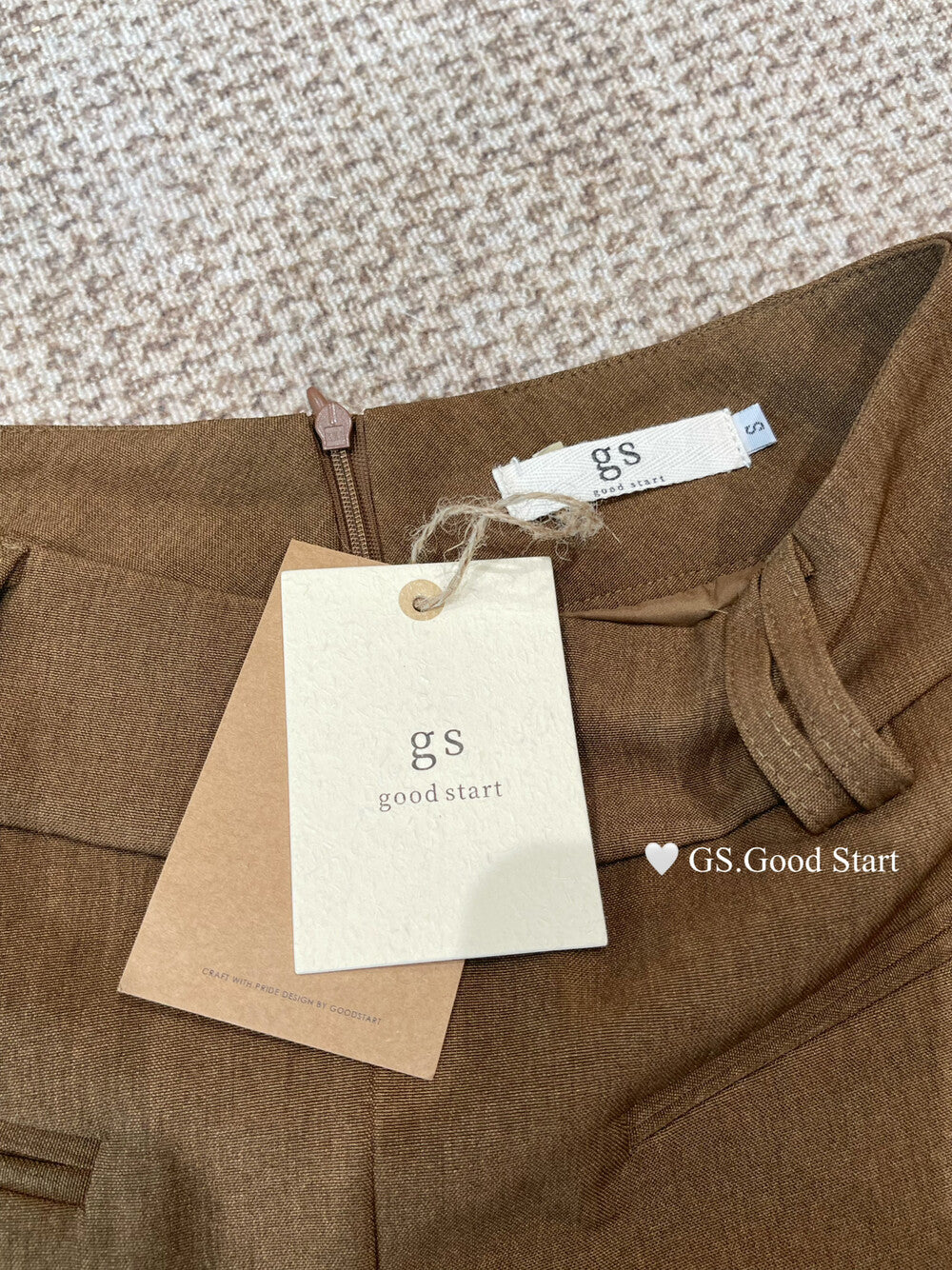 GS.GOOD START A-Line Suit Skort Shorts