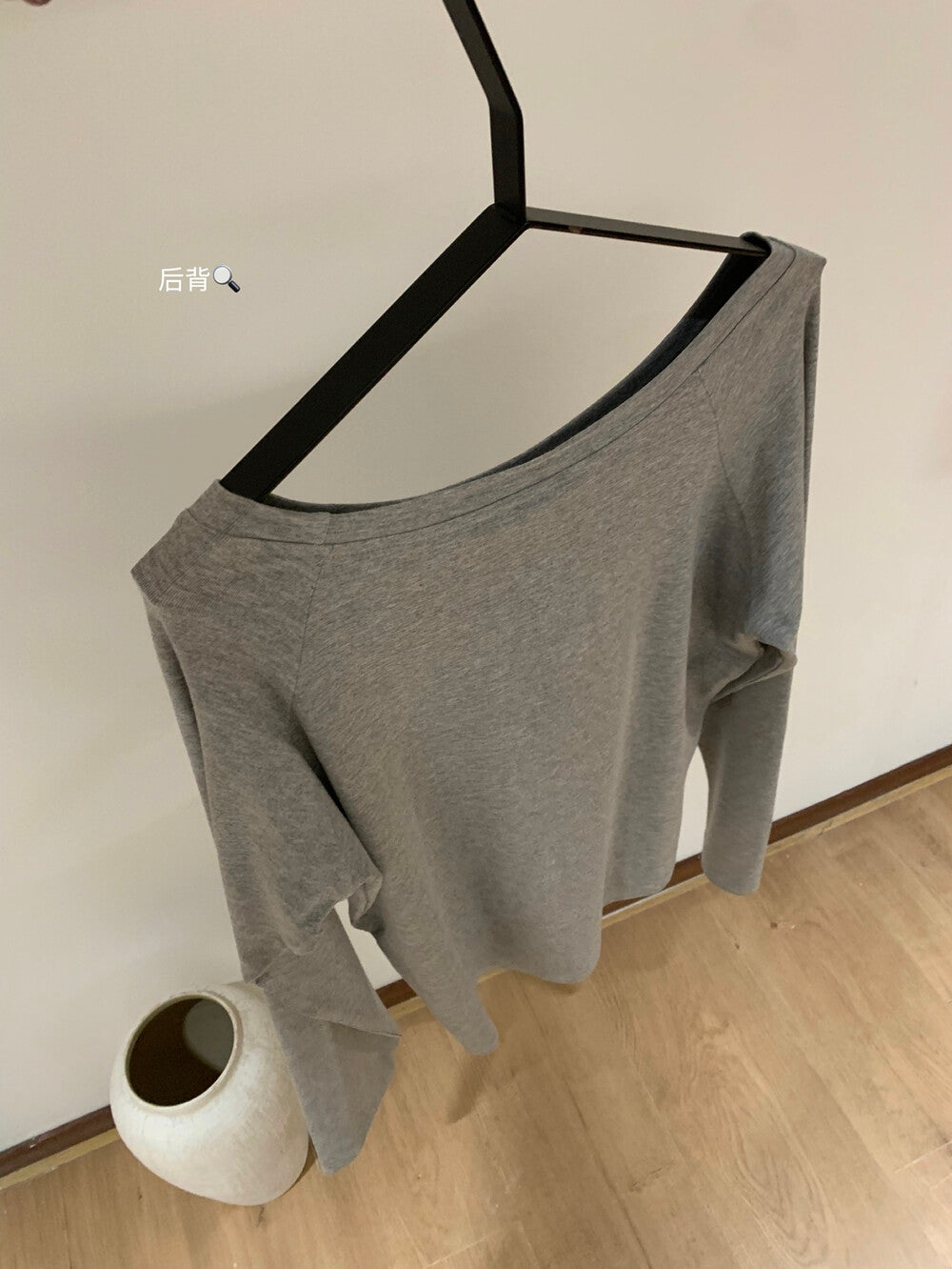 Asym One-Shoulder Long-Sleeve Tee