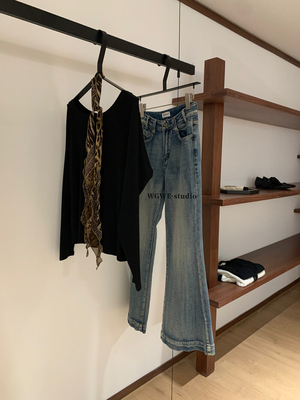 Asym One-Shoulder Long-Sleeve Tee
