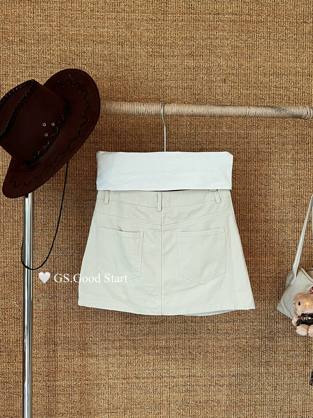 Lucky Charm High-Waist A-Line Skirt