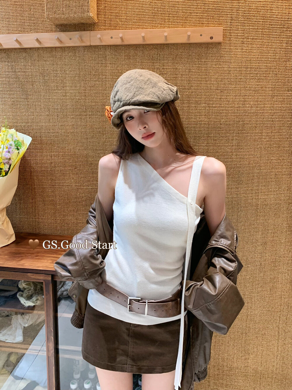 Lucky Charm High-Waist A-Line Skirt