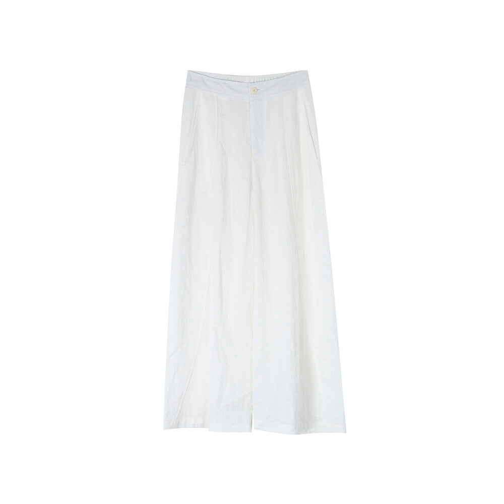 Stroll Plan Tencel Wide-Leg Commuter Pants