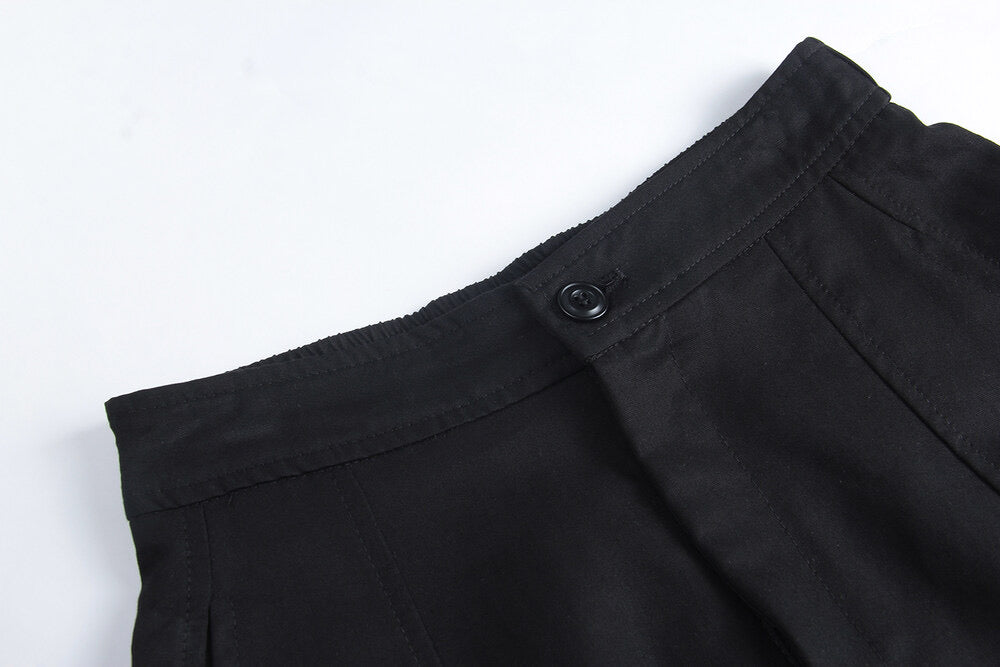 Stroll Plan Tencel Wide-Leg Commuter Pants