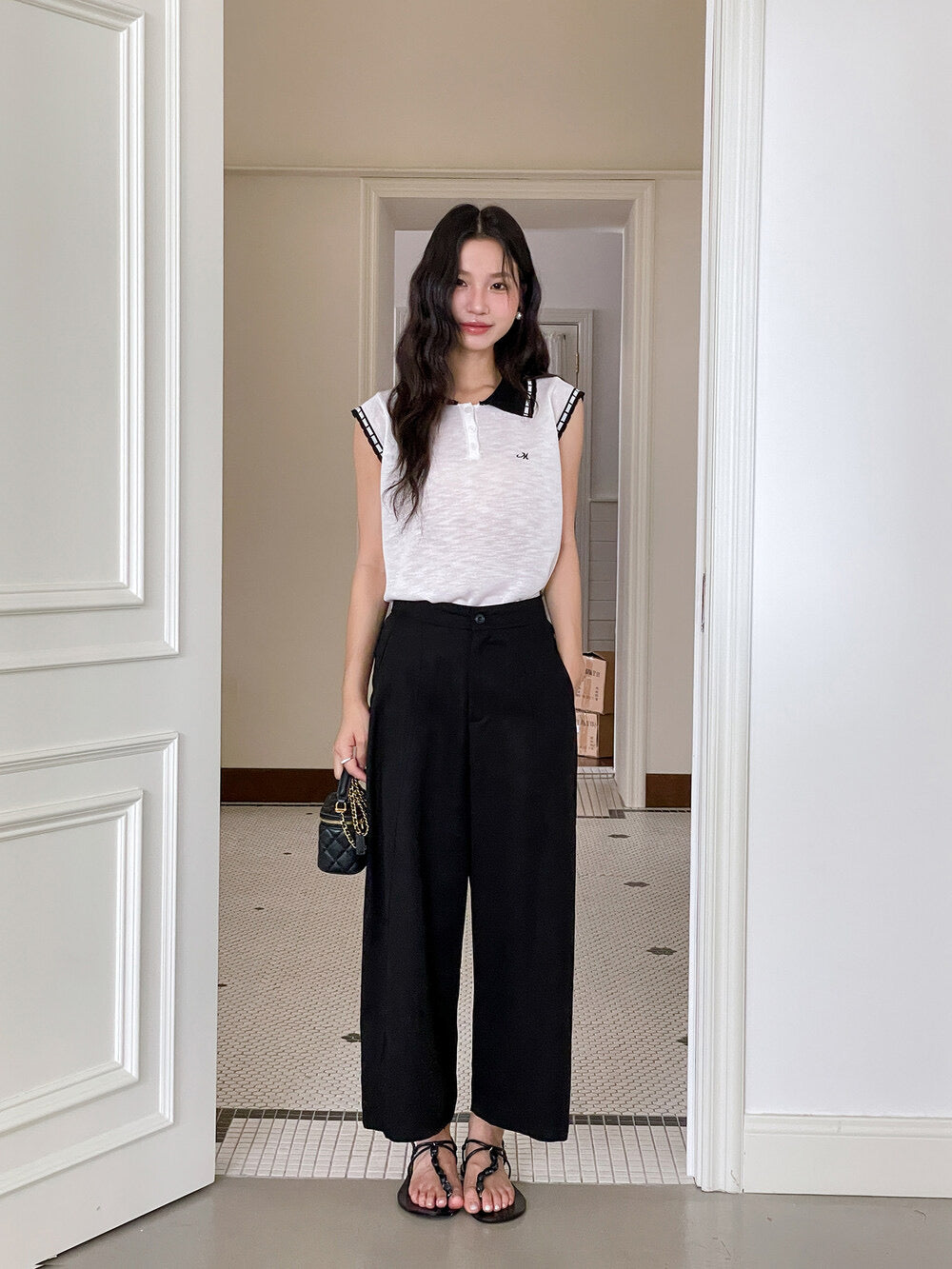 Stroll Plan Tencel Wide-Leg Commuter Pants
