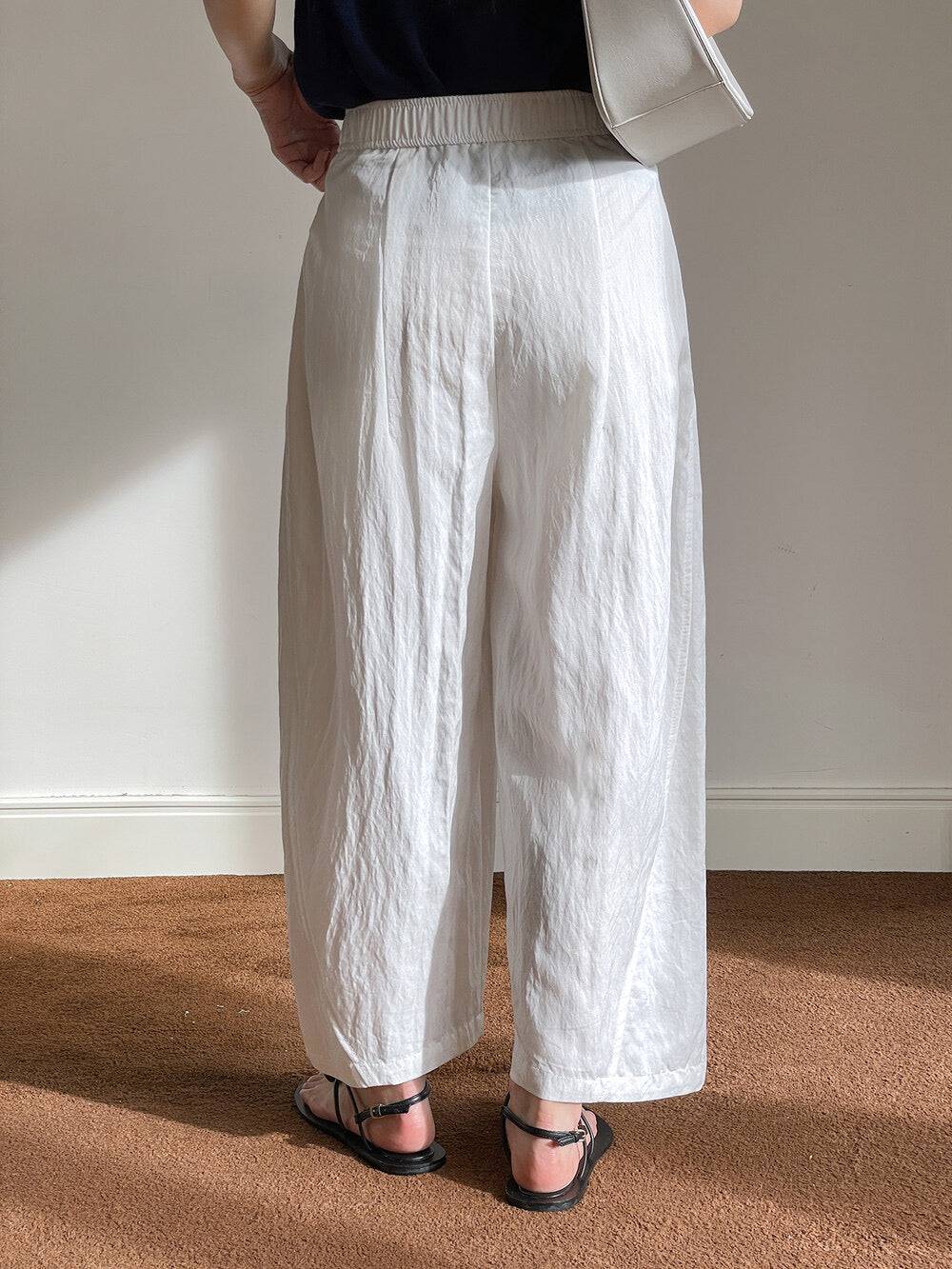 Stroll Plan Tencel Wide-Leg Commuter Pants