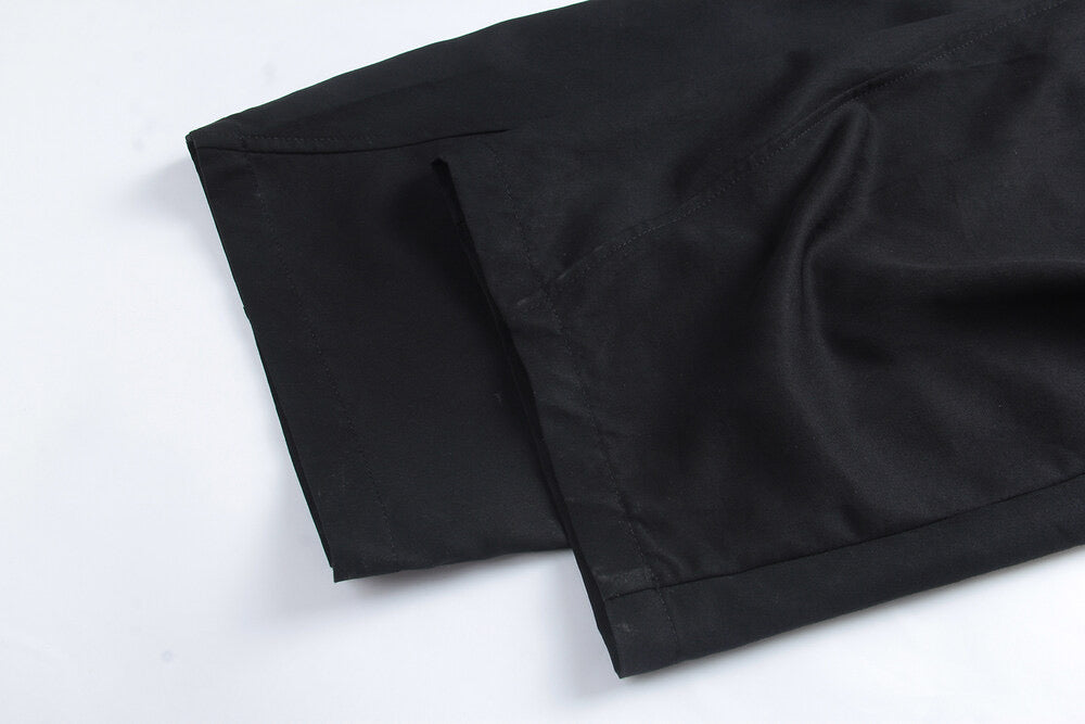 Stroll Plan Tencel Wide-Leg Commuter Pants