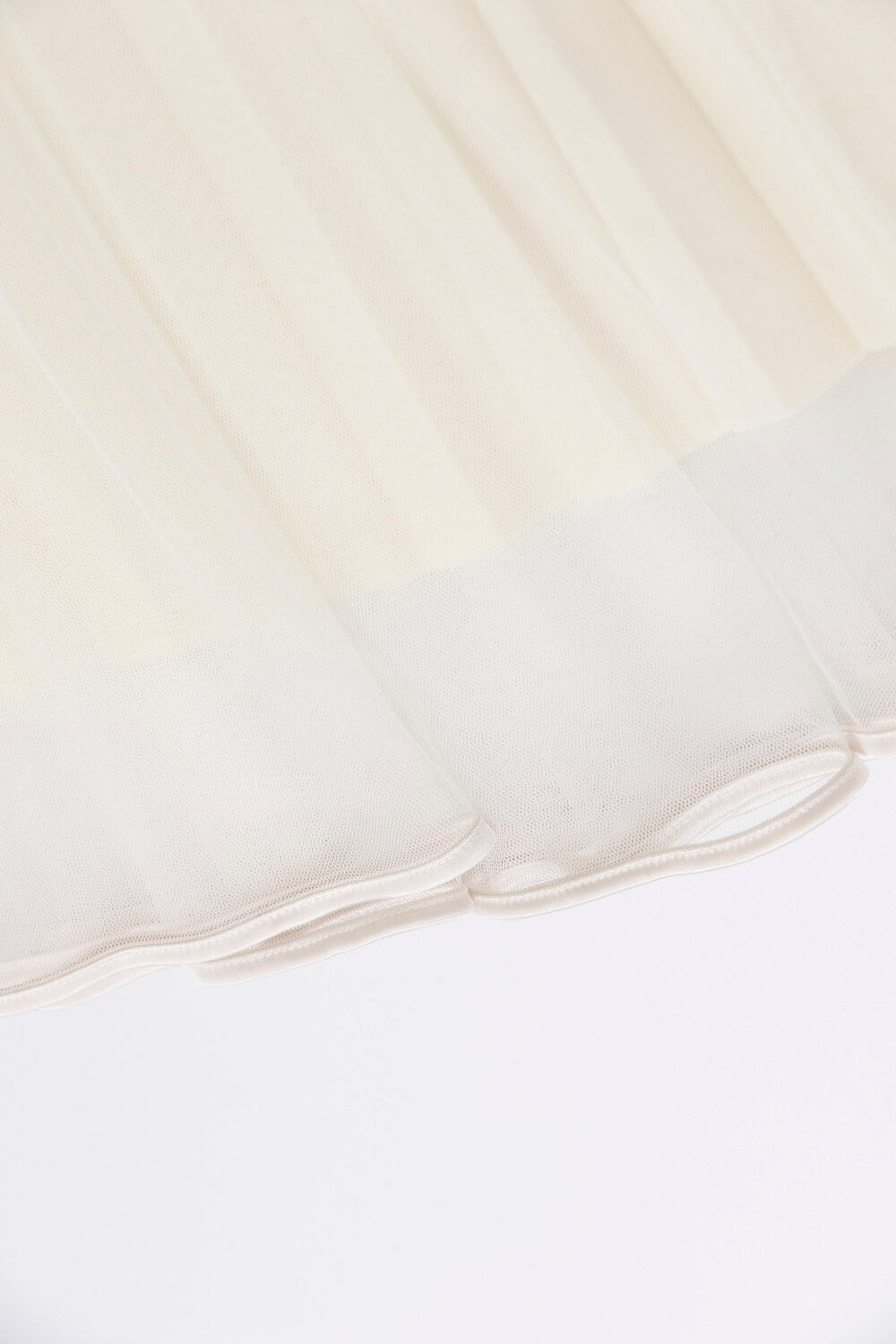 Elegance Aura High-Waist Mesh Skirt