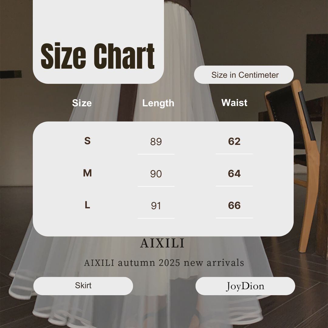 Elegance Aura High-Waist Mesh Skirt