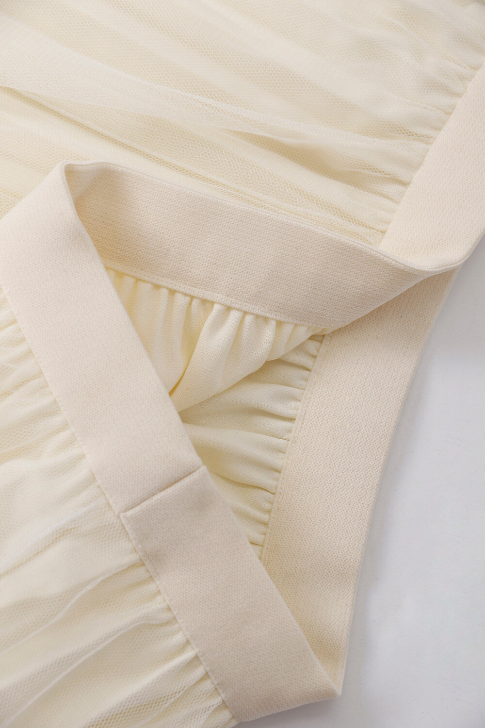 Elegance Aura High-Waist Mesh Skirt