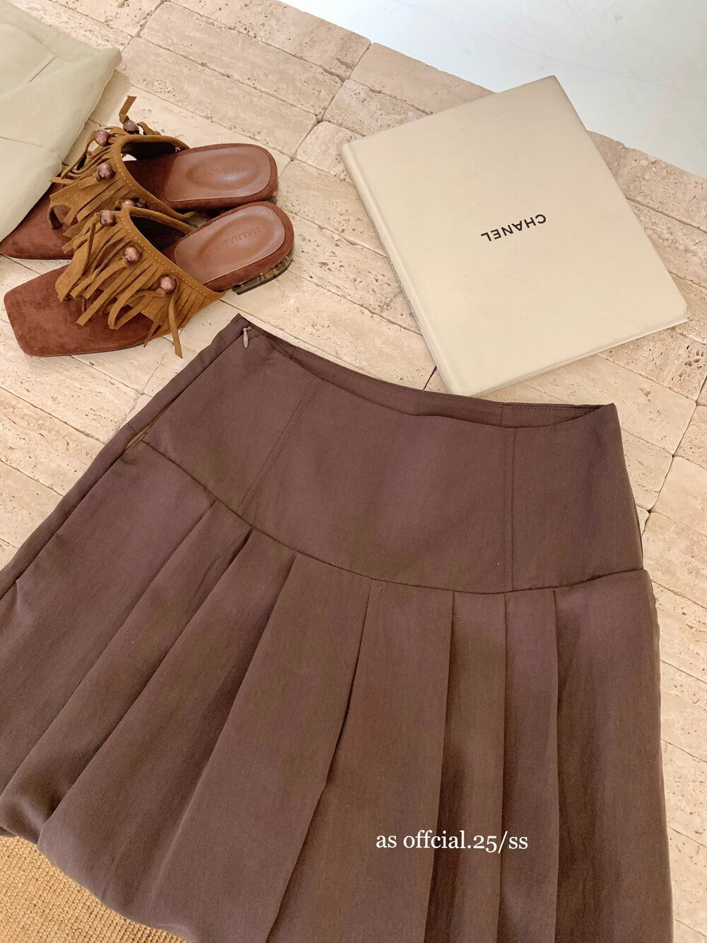 Airy Pleat Relaxed Drape Pants