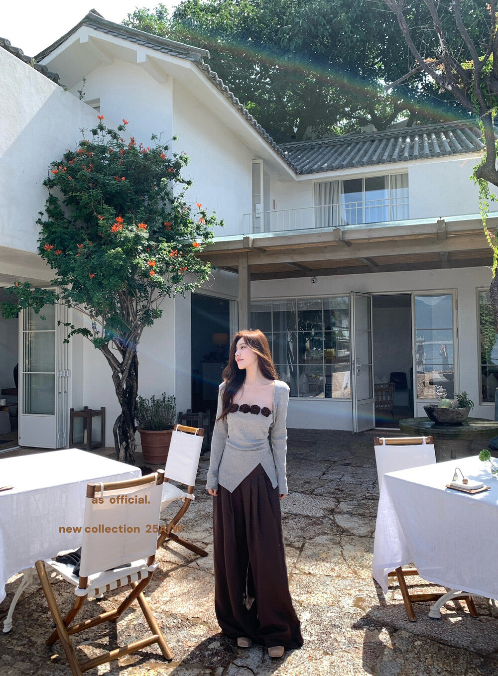 Airy Pleat Relaxed Drape Pants