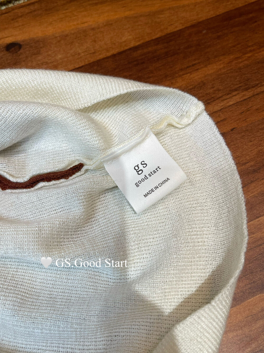 Caramel Color-Block Tie-Knit Top