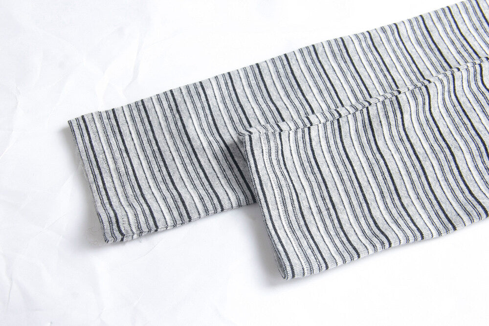 Korean Off-Shoulder Tie-Waist Long-Sleeve Top