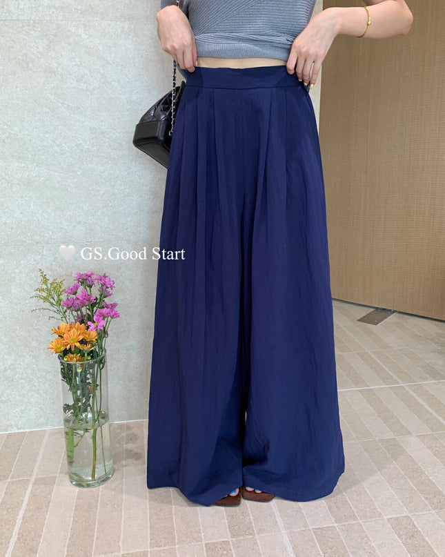 GS.GOOD START Loose Fit Commuter Wide Leg Cooling Pants