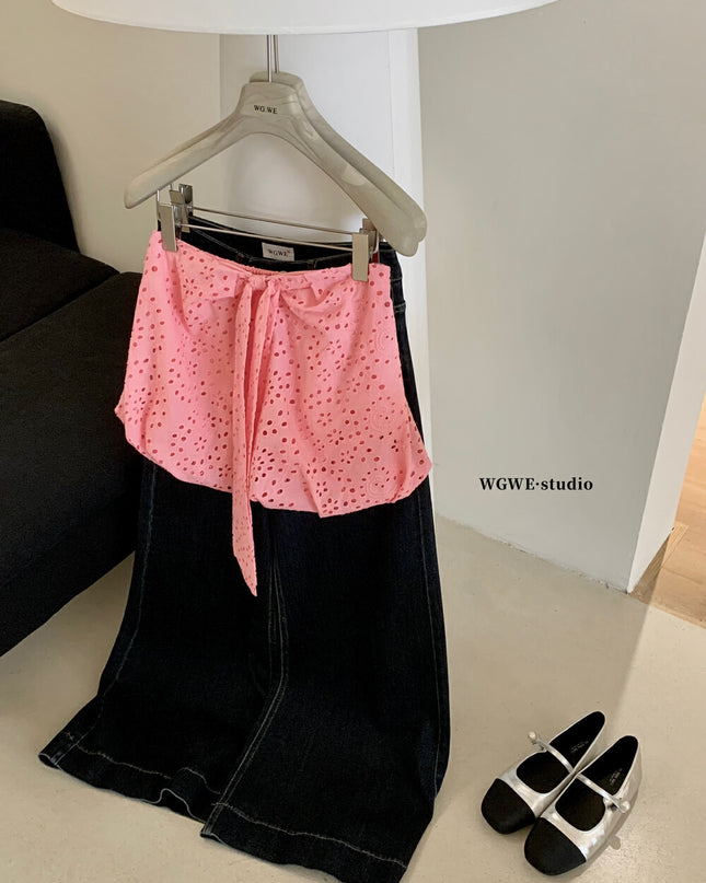 WG.WE Stylish Bow Tie Strapless Top – Summer Cutout 2-Way Tank