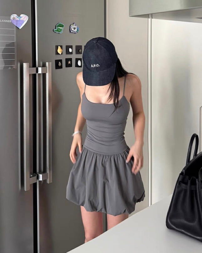 WG.WE Balletcore Cloud Hem Fit & Flare Camisole Dress