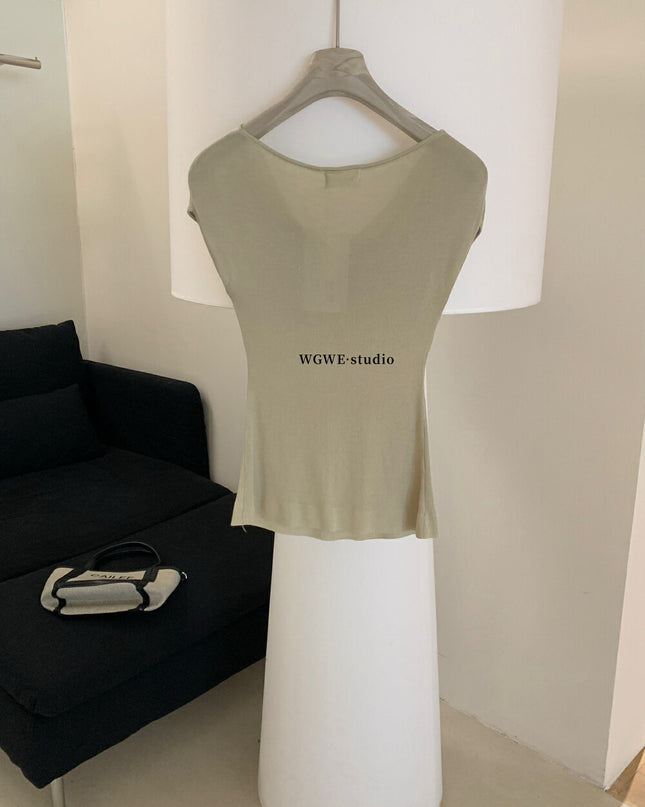 WGWE Soft Drape Asymmetric Top