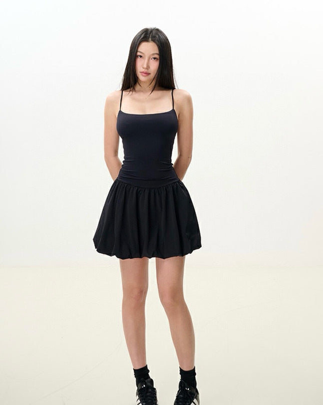 WG.WE Balletcore Cloud Hem Fit & Flare Camisole Dress