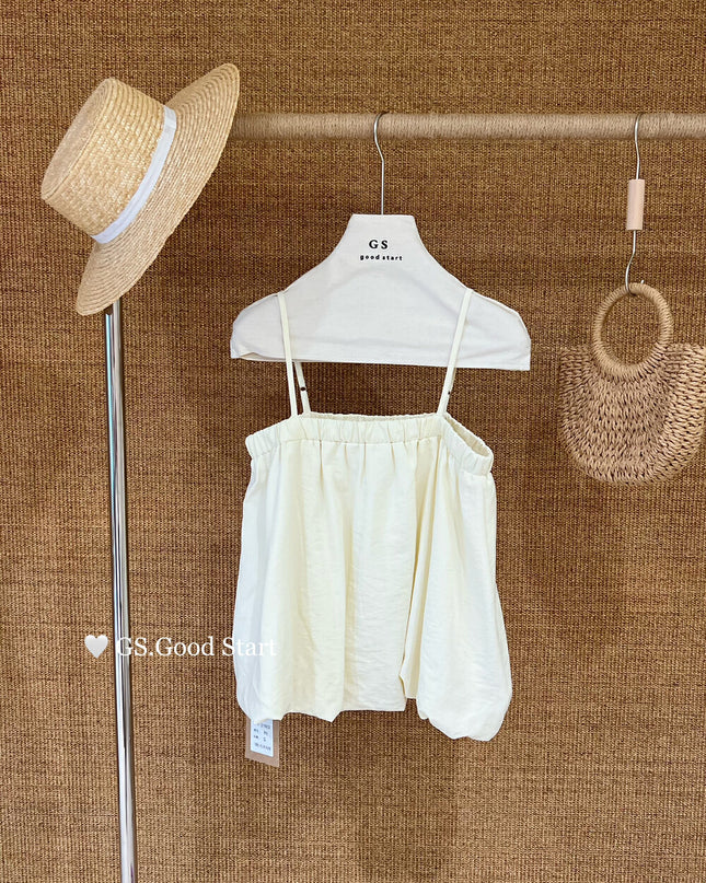 GS.GOOD START Sweet Youthful Bubble Hem Cami Top