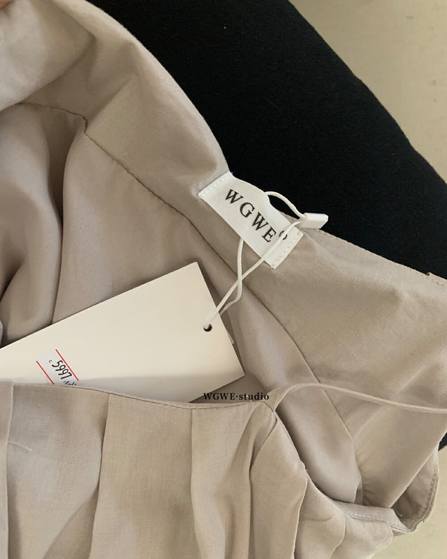 WGWE Minimalist Balloon Hem Tank Dress