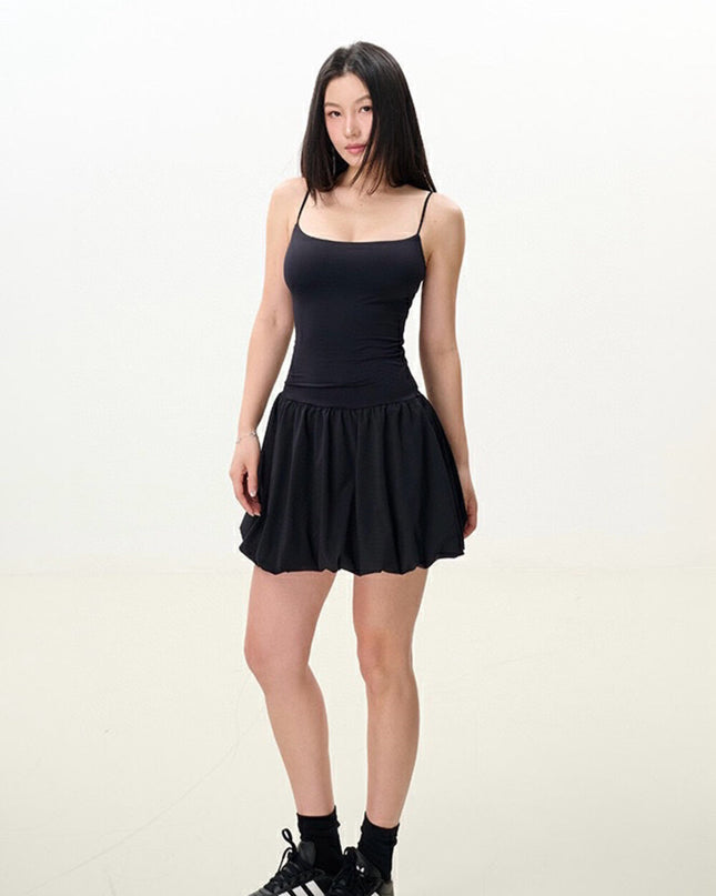 WG.WE Balletcore Cloud Hem Fit & Flare Camisole Dress