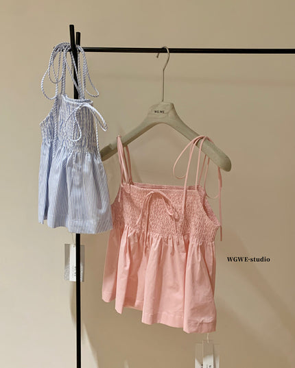WGWE Bow Tie Slim-Fit Crop Cami