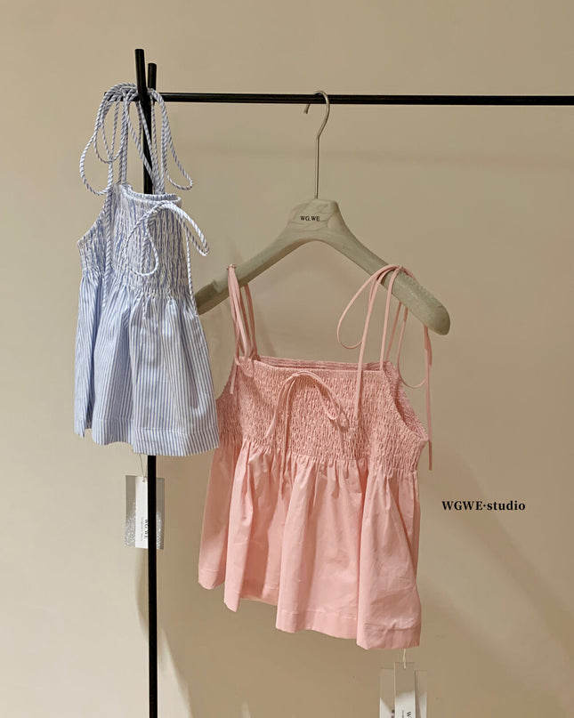 WGWE Bow Tie Slim-Fit Crop Cami
