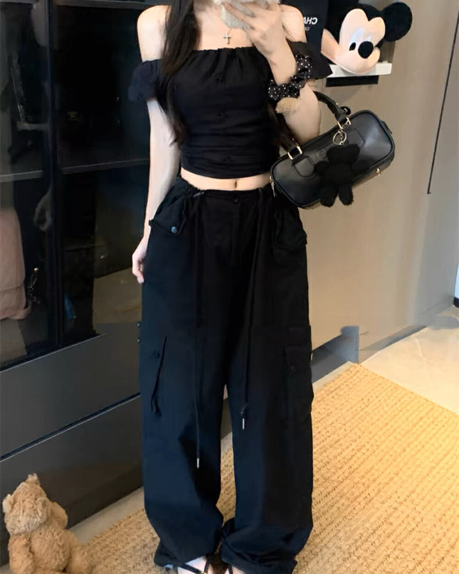 WGWE French Style Off-Shoulder Top