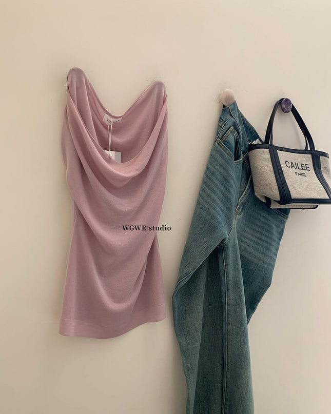 WGWE Soft Drape Asymmetric Top