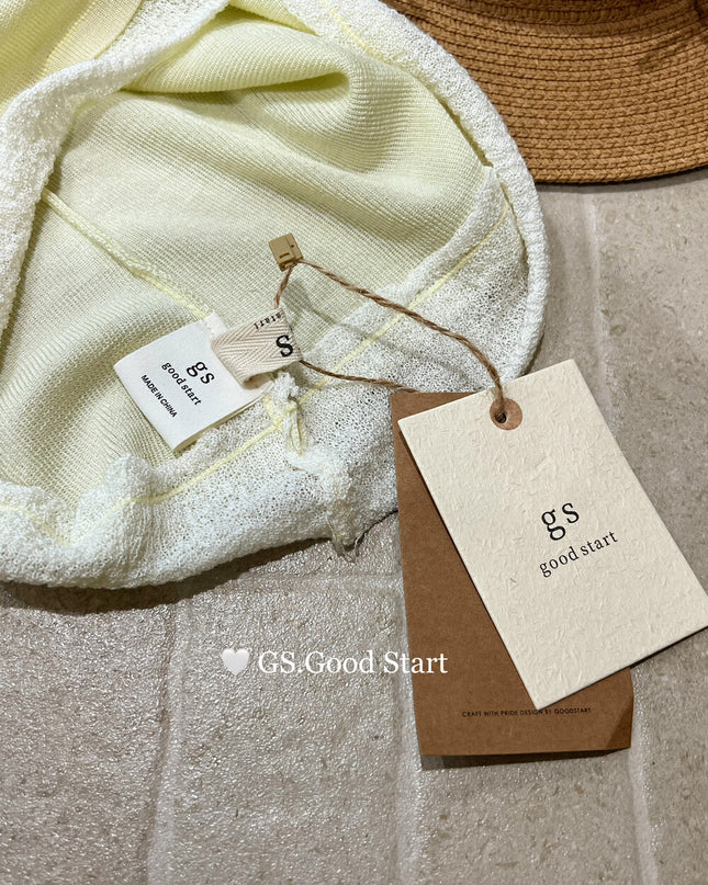 GS.GOOD START Korean Sweet Lace Patchwork Cami Top