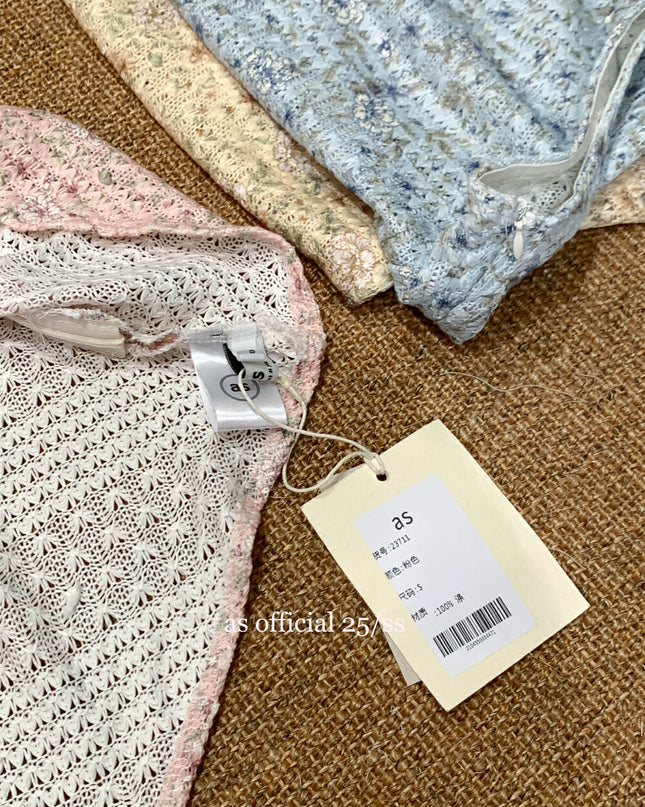 AS OFFICIAL Tie-Strap Asymmetric Sleeveless Top