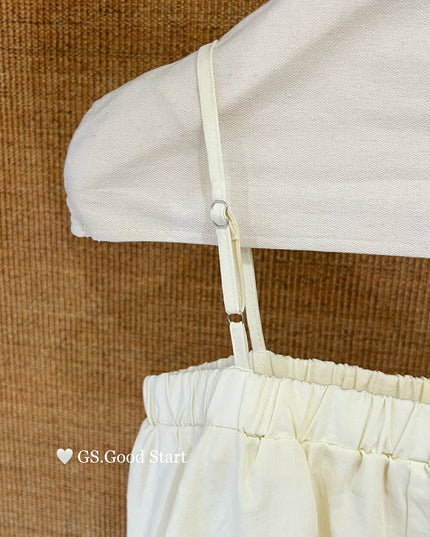 GS.GOOD START Sweet Youthful Bubble Hem Cami Top