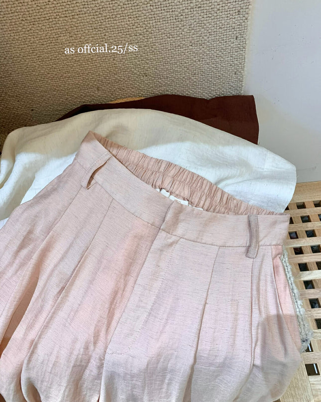 AS OFFICIAL Cloud Soft Crinkle Wide Leg Pants