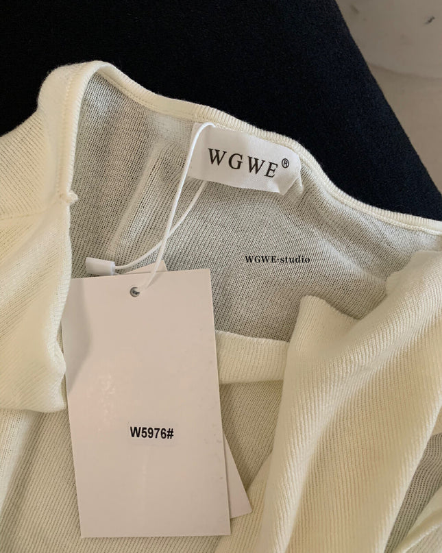 WGWE Soft Drape Asymmetric Top