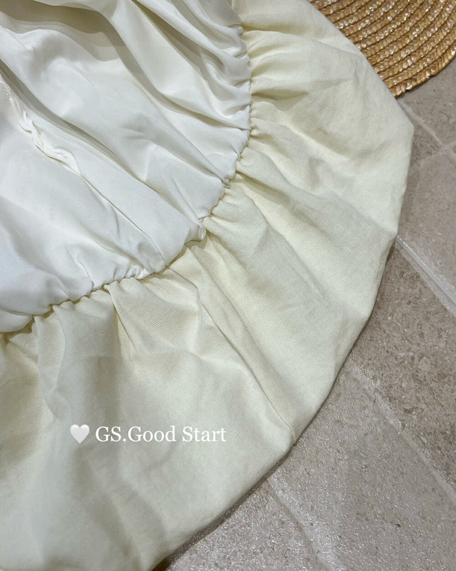 GS.GOOD START Sweet Youthful Bubble Hem Cami Top